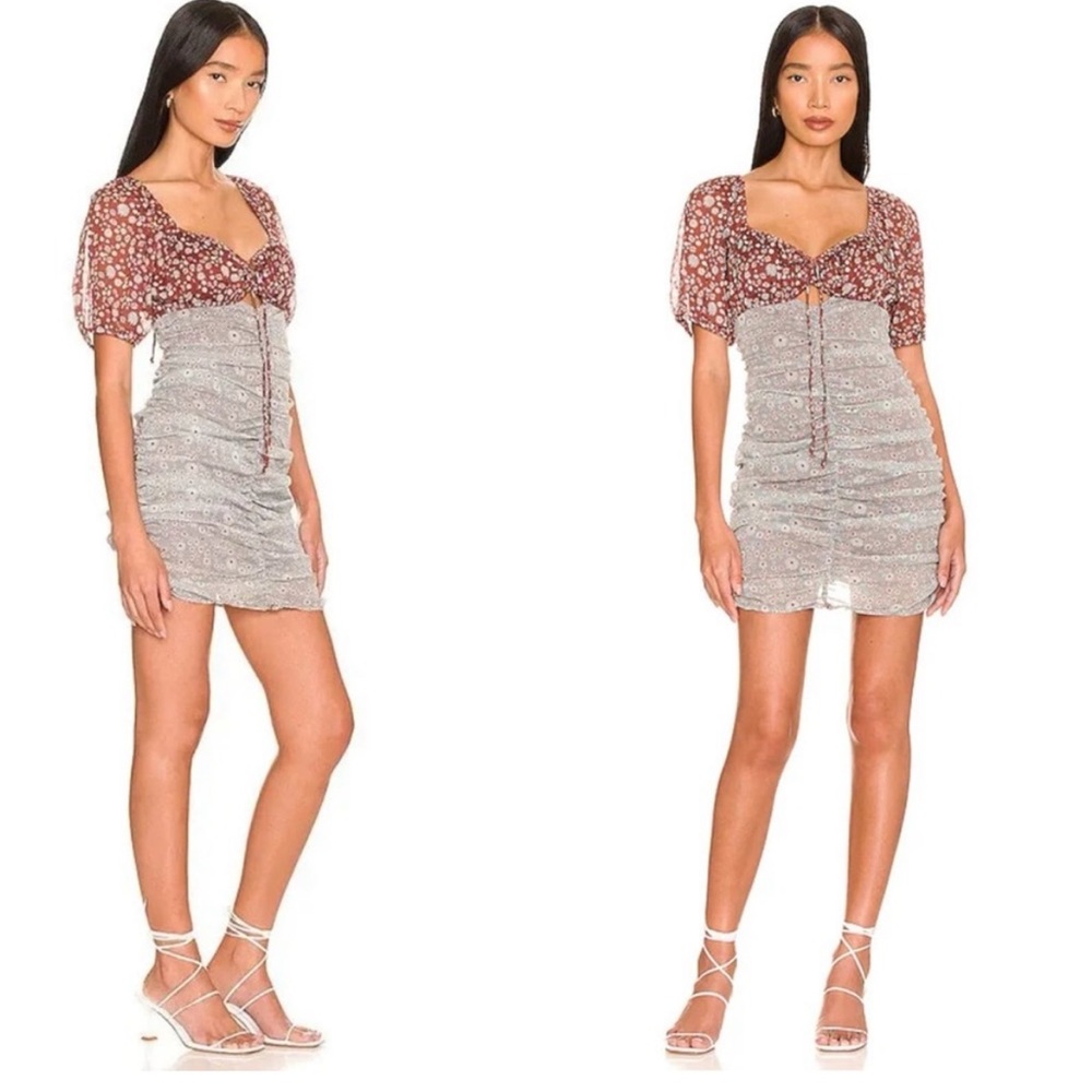 Free People X Revolve Tessa Floral Mini Dress